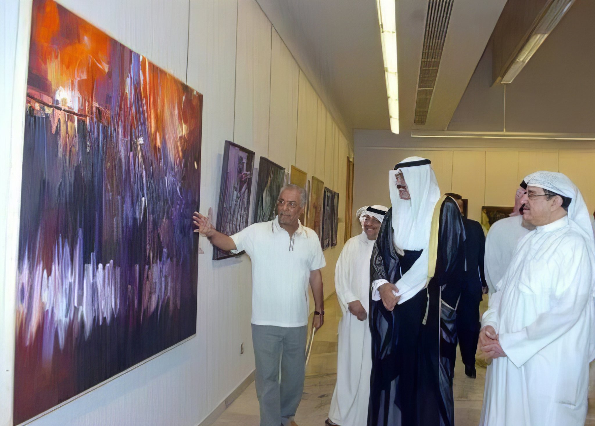 With His Highness the Crown Prince